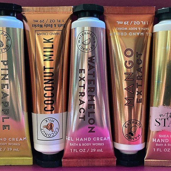 $50 LOT OF 7 New Bath & Body Works 1oz Hand Creams - Picture 1 of 1